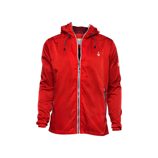 Anemoss Red Mens Rain Jacket